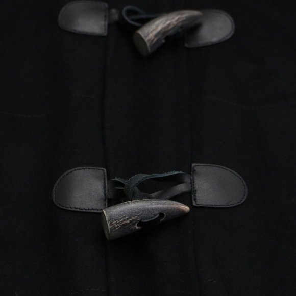 New Vince Wool Toggle Coat Men's Jacket Size Large Black Color $725 - Picture 7 of 16